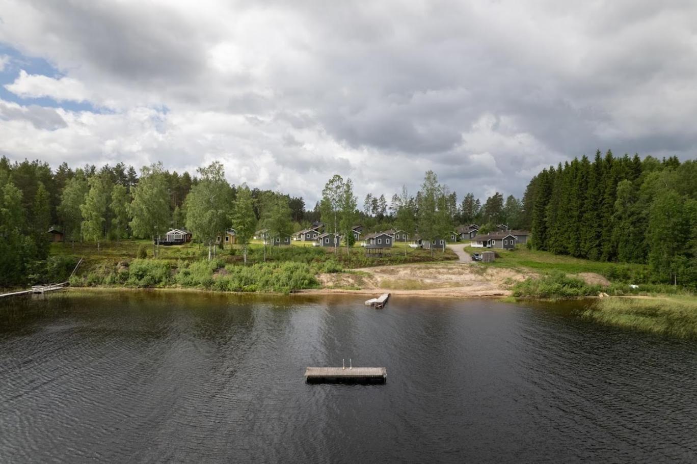 Ferienwohnung Bjoernbyn Stugby Råda Exterior foto